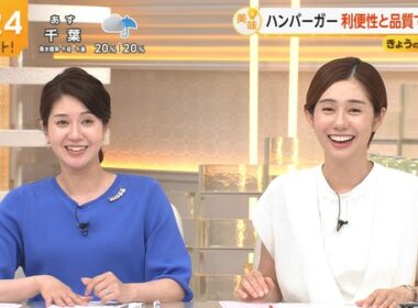 【画像】今日の石渡花菜さんと遠藤玲子さん　7.6