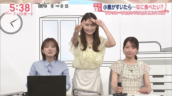 【画像】今日の河出奈都美さんと田﨑さくらさん　7.10