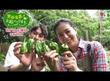 【BS11　園芸番組】黒谷友香、お庭つくります/第70回「２年目の挑戦！理想の庭へ丘づくり大作戦」