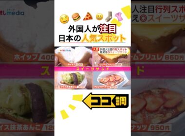 外国人観光客の行列スポットを #小室瑛莉子 アナが紹介！世界が注目する東京スタイルピザ "JAPAN MUST BUY" ReFaのヘアケア商品＆Tabioの靴下 #めざましテレビ #ココ調