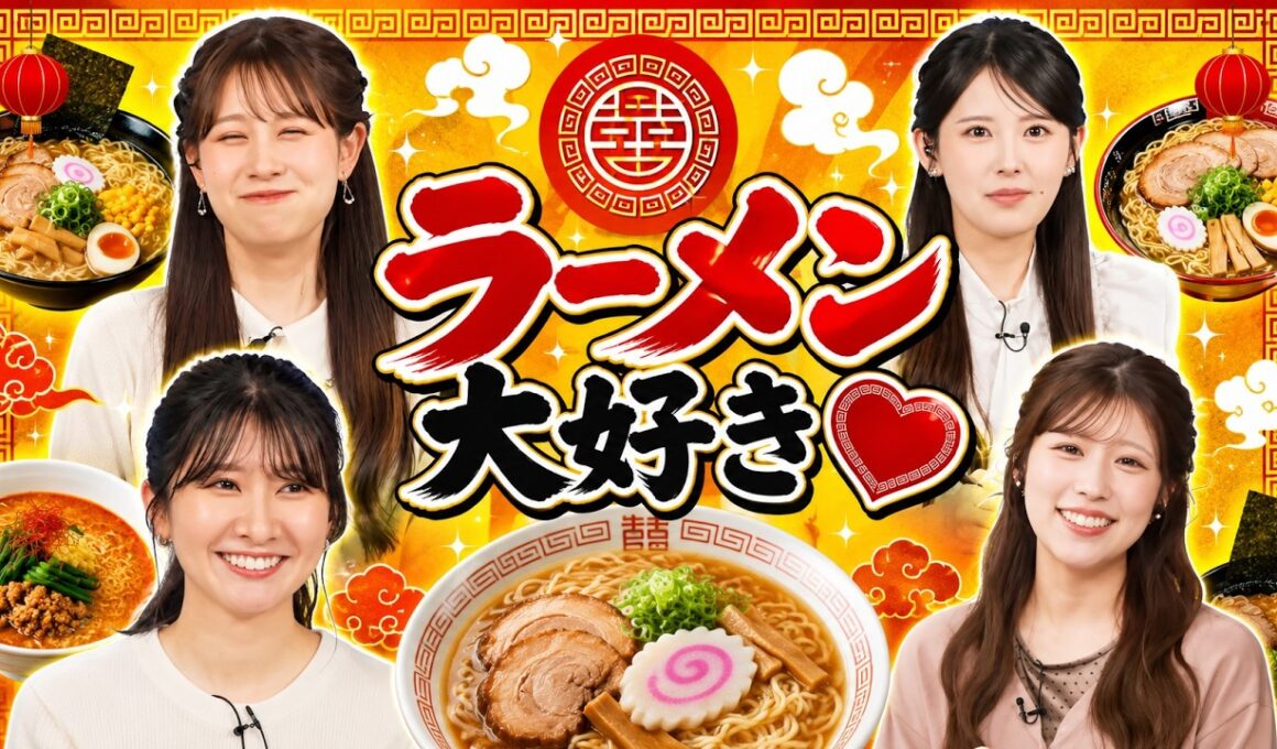 【偏愛】お天気お姉さんのラーメン愛まとめ作ったら1人だけガチ勢が混ざってた ウェザーニュース切り抜き戸北美月キャスター