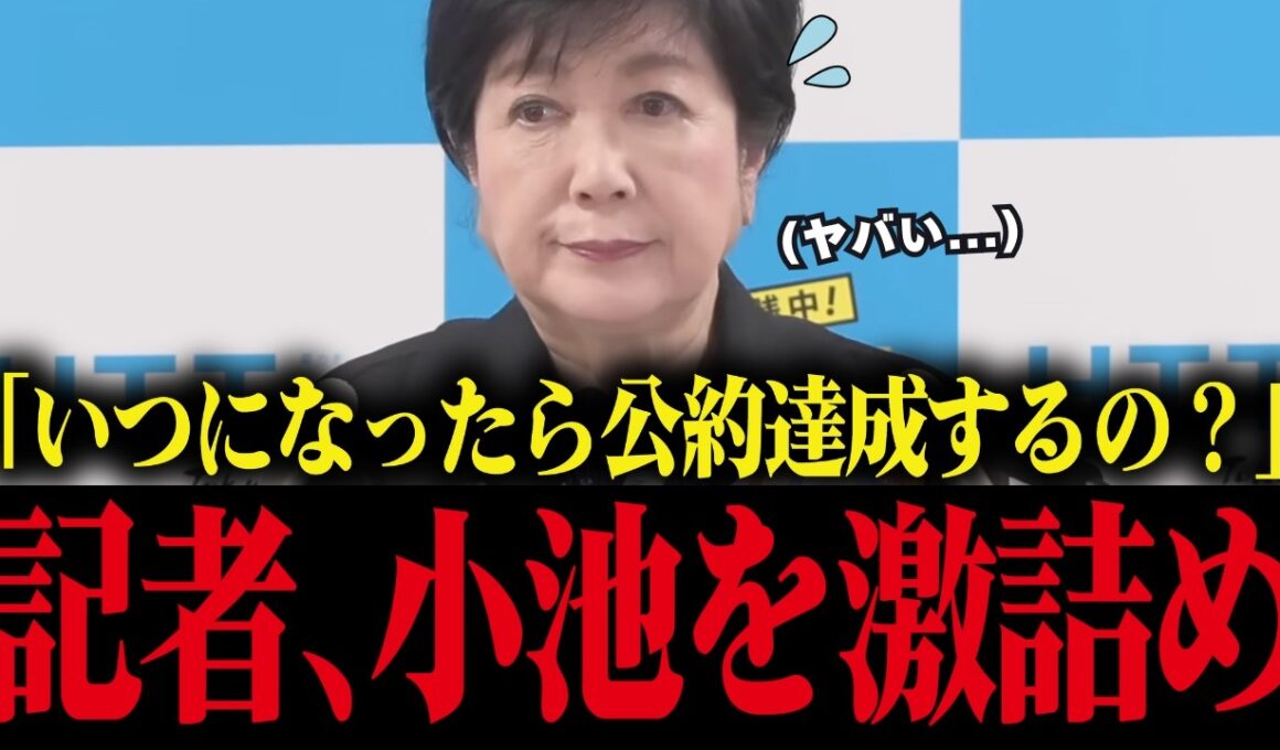 【小池百合子】優秀記者が小池を会見で激詰めした結果...小池焦って逃亡...【さとうさおり 小池都知事 都議会 カイロ大学 学歴詐称疑惑】