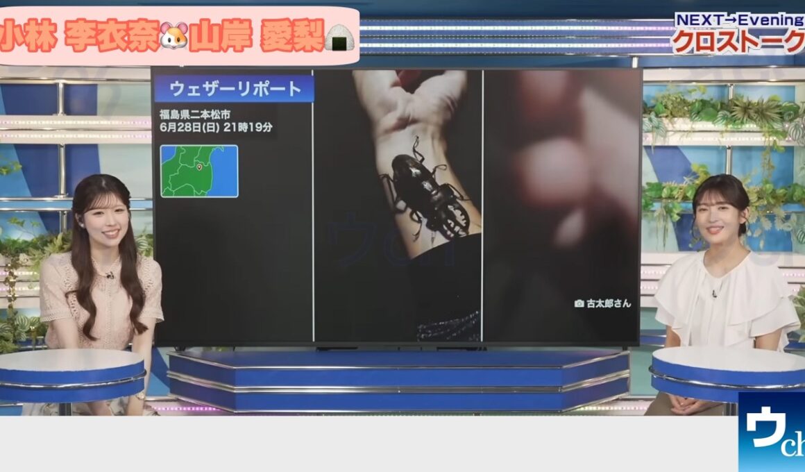 【小林李衣奈×山岸愛梨】クロストーク【ウェザーニュース】