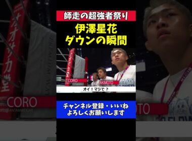秋元強真 伊澤星花ダウンに驚愕！RENAの左フック炸裂の瞬間【RIZIN師走の超強者祭り】