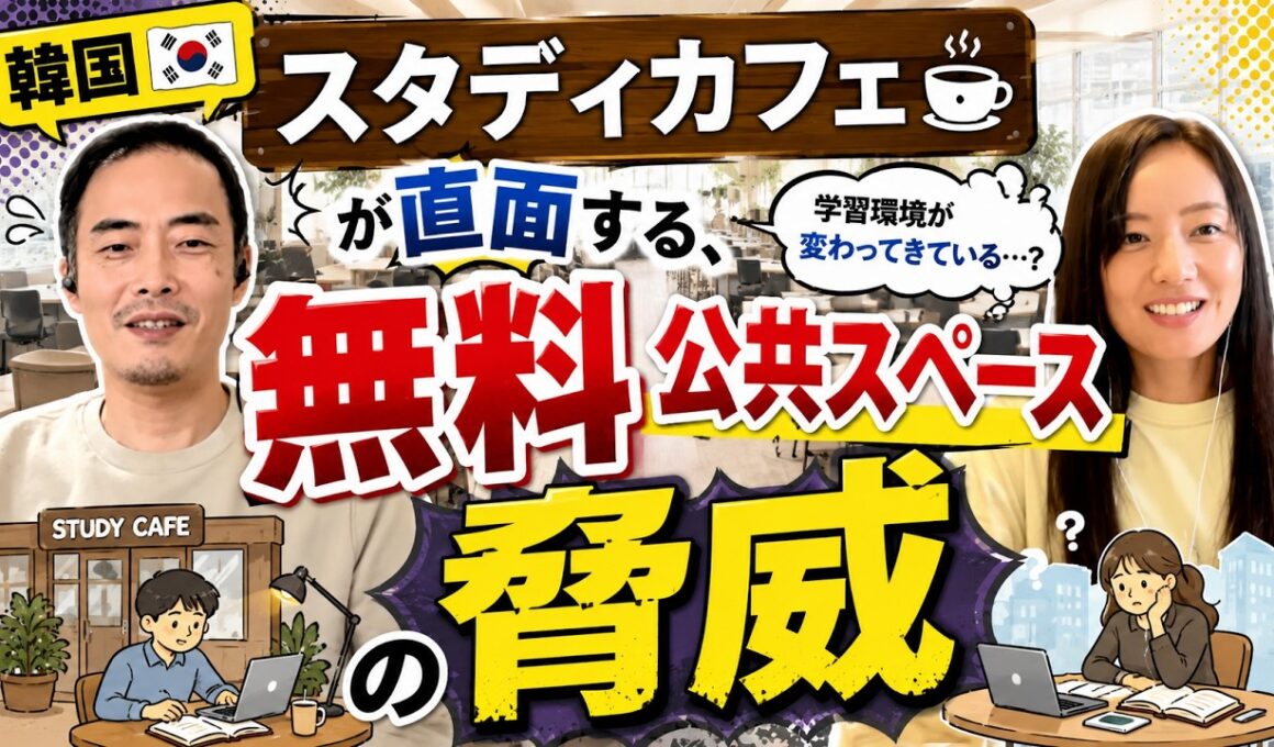 韓国「スタディカフェ」が直面する、無料公共スペースの脅威 【学ぶ大人応援ラジオby勉強カフェ】