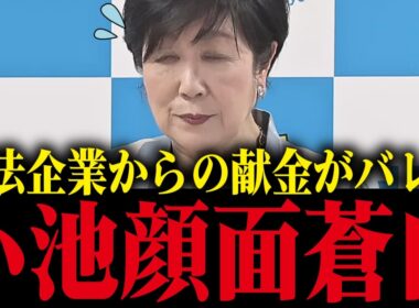 【小池百合子】小池、違法企業からの献金がバレて大焦り！【小池都知事 さとうさおり 都議会 カイロ大学 学歴詐称疑惑】
