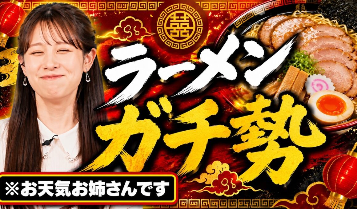 【狂愛】山岡家を秒で見抜くお天気お姉さんのラーメンガチ勢伝説【麺停解禁CM出演】ウェザーニュース切り抜き 戸北美月キャスター