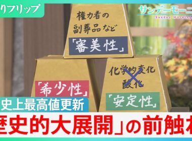 「金」史上最高値更新　3つの地政学的リスク・各国のドル売り金買い　金価格高騰は「歴史的大展開」の前触れ？【サンデーモーニング】｜TBS NEWS DIG