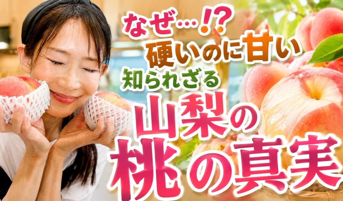 なぜ…⁉️硬いのに甘い 知られざる山梨の桃の真実｜武川智美のマチュピッチュ♡