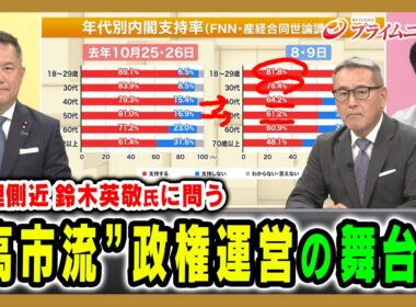【総理側近鈴木英敬氏に問う】“高市流”政権運営の舞台裏 鈴木英敬×久江雅彦×米重克洋 2026/8/10放送＜前編＞【BSフジ プライムニュース】