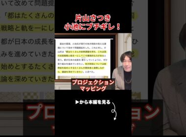 【小池百合子】※片山さつき、遂に都庁に乗り込んで小池に大激怒！小池ビビり震え上がる　【小池都知事 さとうさおり 都議会 】