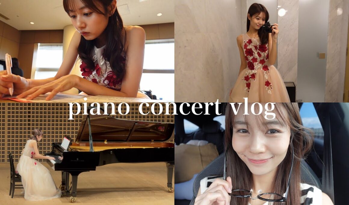 プライベートピアノ発表会🎹楽屋から舞台袖まで大密着😂