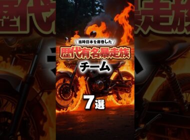 【暴走族】渋すぎる歴代大物チーム#バイク#バイク好き#バイク乗りと繋がりたい