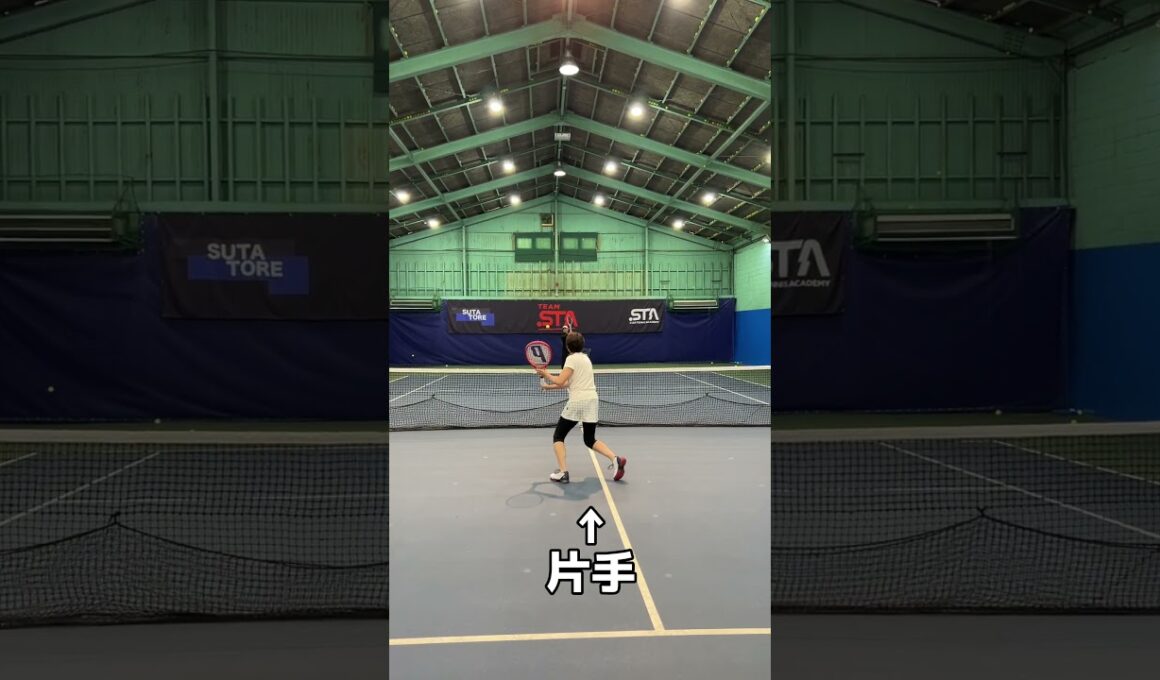 【お手本】片手バックボレーも上手すぎる杉山愛プロ#shorts