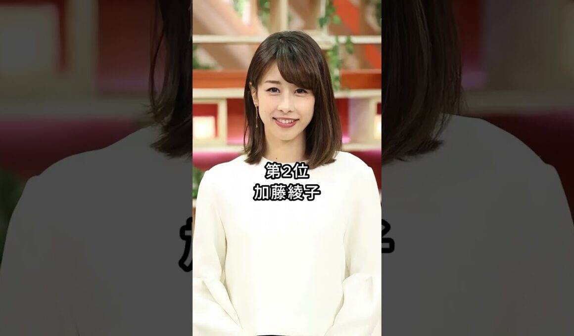 フジテレビ女子アナ歴代美女ランキングTOP3 #芸能人 #fyp #高島彩 #加藤綾子