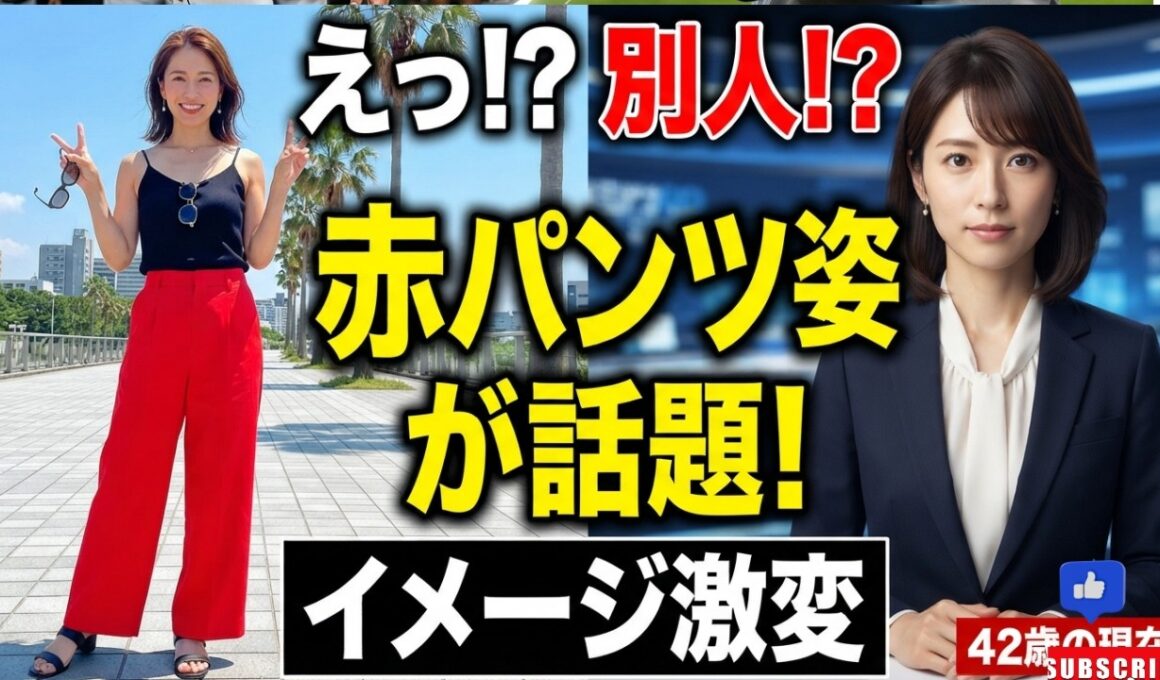 【衝撃】秋元優里が大胆イメチェン！真っ赤なパンツ姿と健康的な日焼け肌にファン騒然「別人みたい」「かっこいい」の声続出！