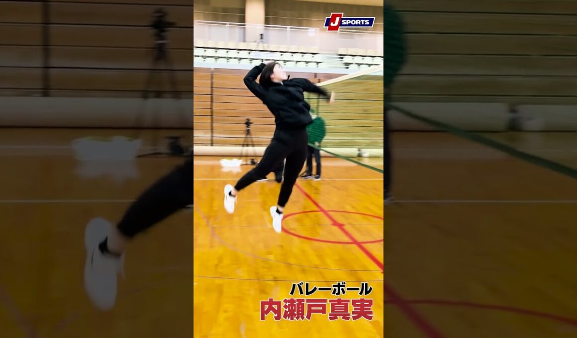 バレーボール元⽇本代表 スパイクでハイキューチャレンジ！ #volleyball #shorts