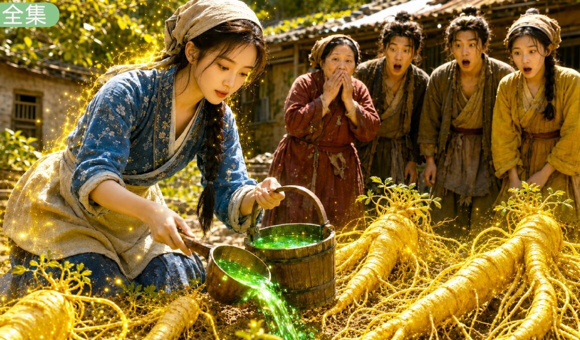 飢饉の時代に転生した貧しい少女――魔法の力で幻の薬草を育て、人生を大逆転！誰も手に入れられない価値ある宝を生み出す！