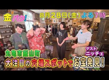 【ニッチェ】8/28金バク！丸亀市飯山町周辺でお宝探し！【放送終了後FOD・TVer・U-NEXT公開】