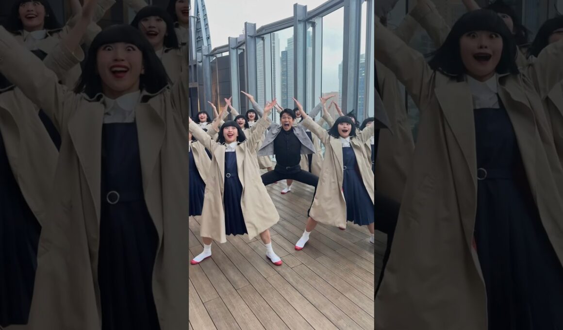 Netflix映画シティーハンター🧥冴羽リョウ演じる鈴木亮平さんと#ゲワイダンス 👩🏻 #シティーハンター #鈴木亮平 #GetWild #avantgardey #アバンギャルディ