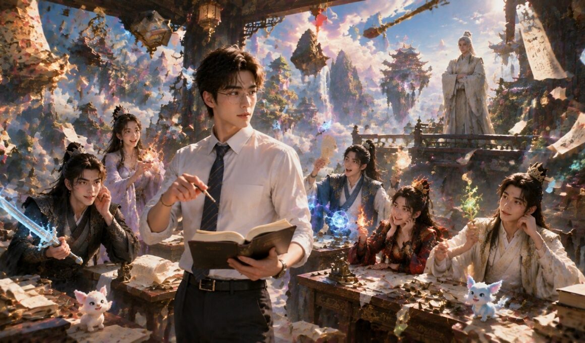 現代幼師著越修仙界辦幼兒園？😎無修為凡人靠現代幼教，把高危仙娃教成頂尖天才！💥#短劇