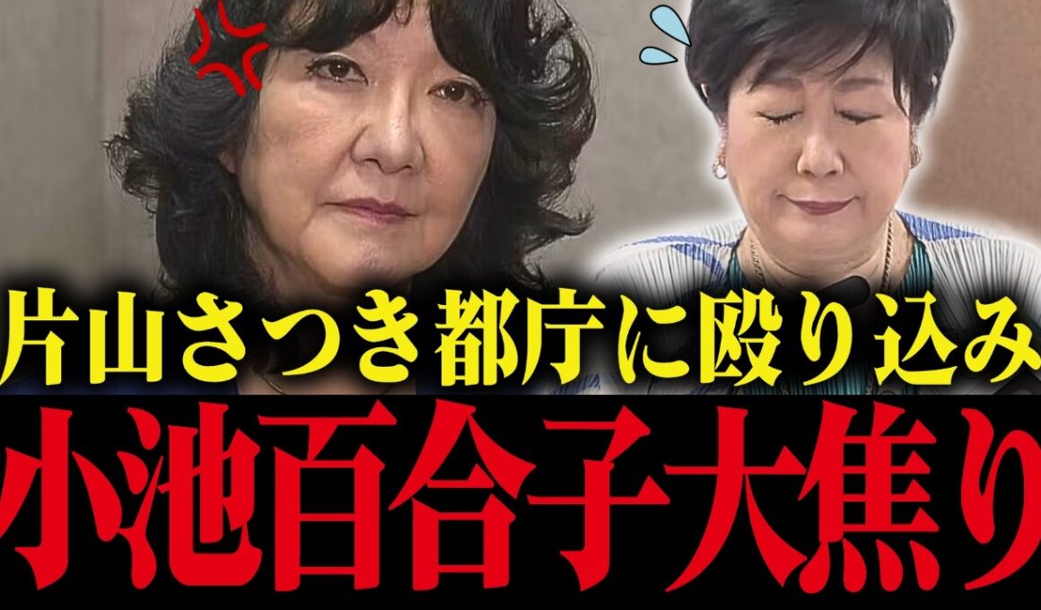 【小池百合子】※片山さつき、遂に都庁に乗り込んで小池に大激怒！小池ビビり震え上がる　【小池都知事 さとうさおり 都議会 】