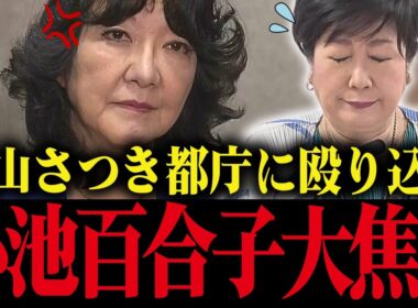 【小池百合子】※片山さつき、遂に都庁に乗り込んで小池に大激怒！小池ビビり震え上がる　【小池都知事 さとうさおり 都議会 】