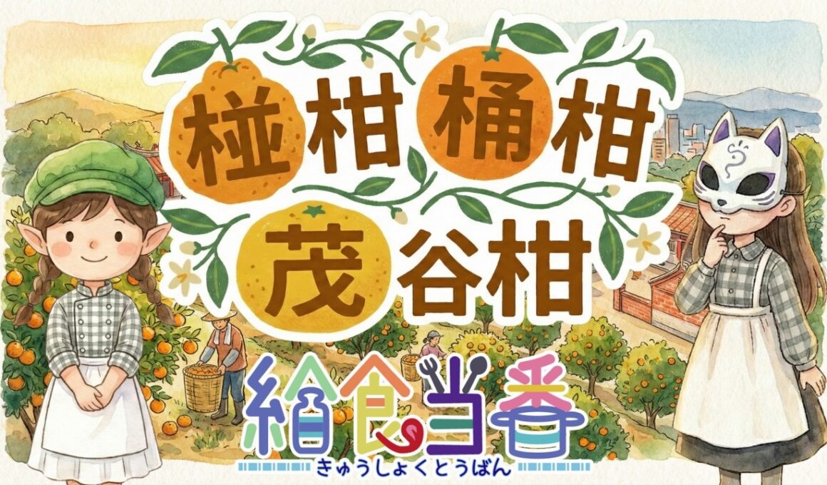 【日本語版】🍊日台友好ユニット給食当番が贈る台湾台中名産柑橘ソング「椪柑桶柑茂谷柑（ポンカンタンカンマオグーカン）」/ 日台友好みかん応援ソング #給食當番 #給食当番 #澤口和彥