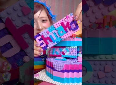 レゴブロックって 無限大で楽しい！🩵💜💖