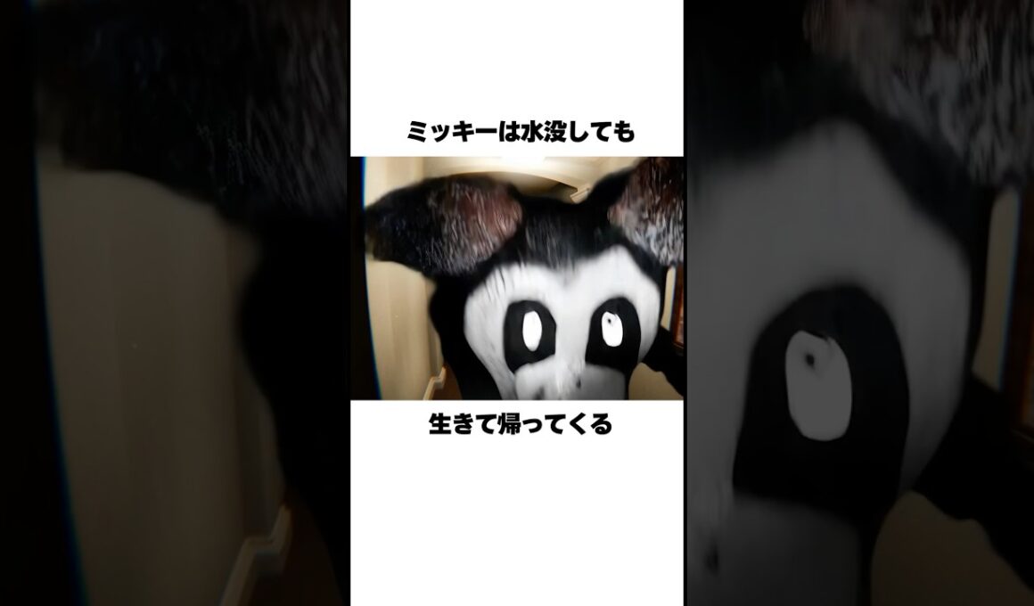 ディズニーシーのミッキーが怖い