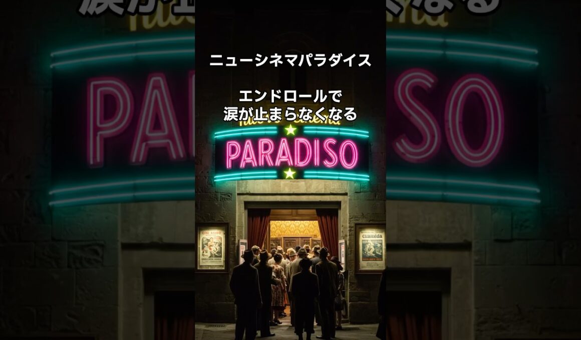 【ニュー・シネマ・パラダイス】エンドロールで涙が止まらなくなる