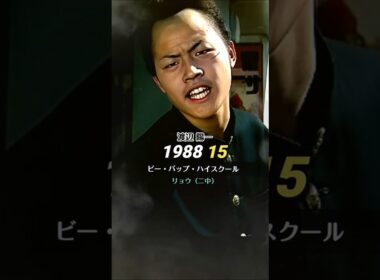 ビーバップその他の出演者今昔！ #ビーバップハイスクール #キャスト #ラブバラードは歌えない #Love Balladeは歌えない