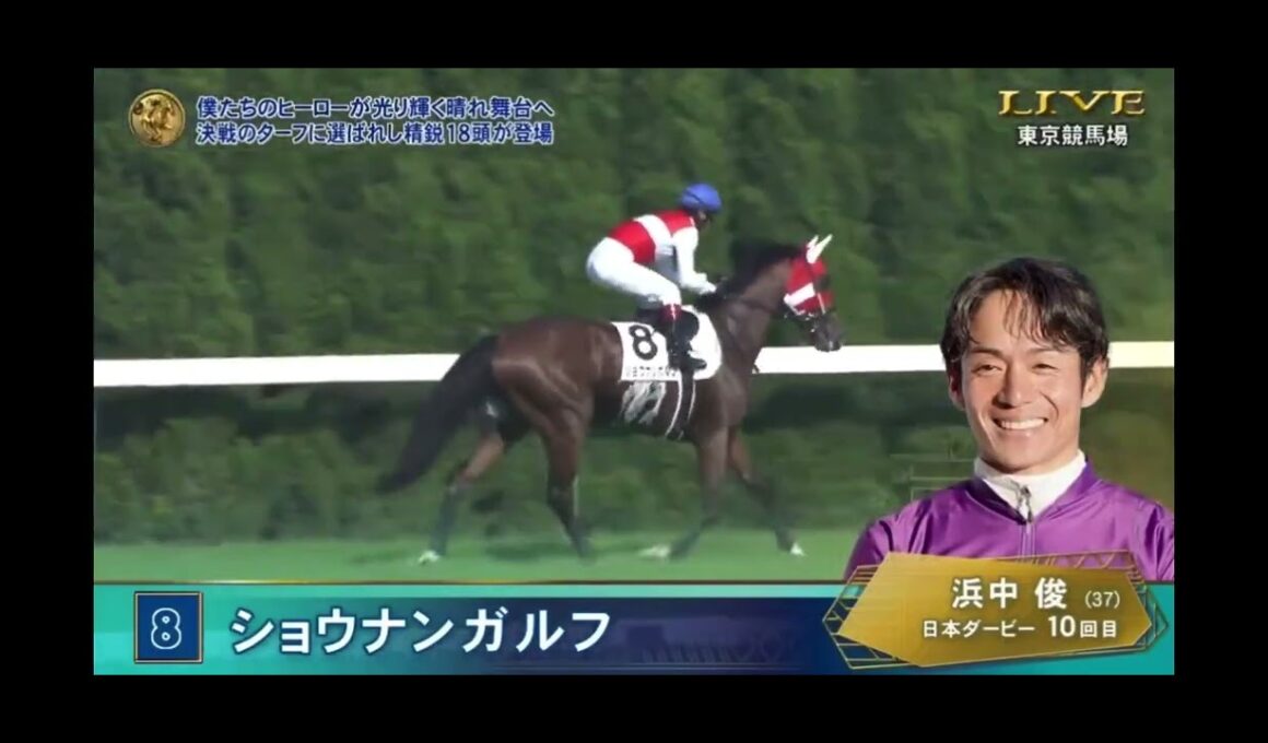 2026年第93回日本ダービーG1 本馬場入場