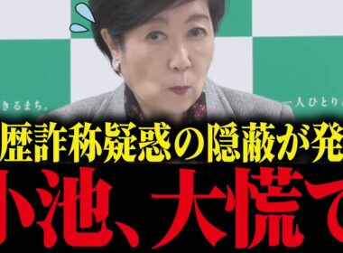 【小池百合子】隠蔽の証拠が明らかに...学歴詐称の真相が暴かれる...【小池都知事 カイロ大学 さとうさおり 都議会】