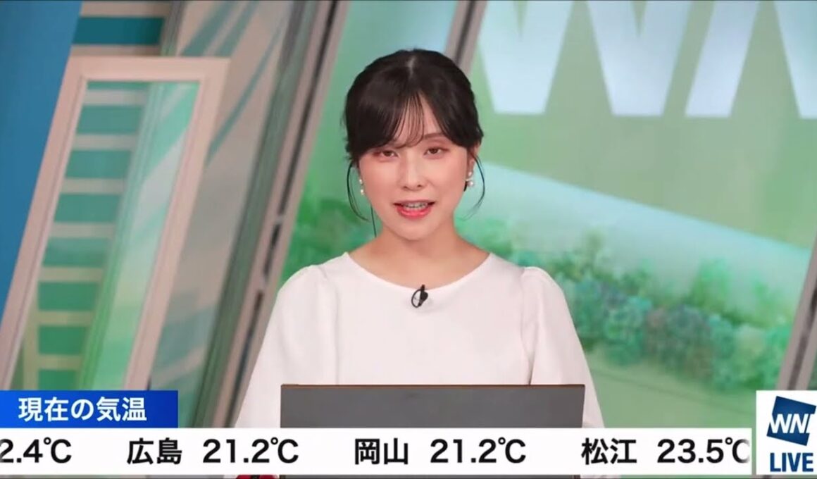 【松雪彩花(あやち)】🌈🎀🍙🍓🌰M2🟨から通常レベルへ変わり、天カメ📷で幕張周辺の様子を見て週間の天気の紹介✨