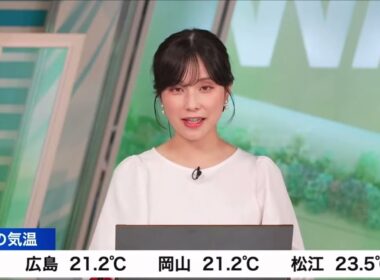 【松雪彩花(あやち)】🌈🎀🍙🍓🌰M2🟨から通常レベルへ変わり、天カメ📷で幕張周辺の様子を見て週間の天気の紹介✨
