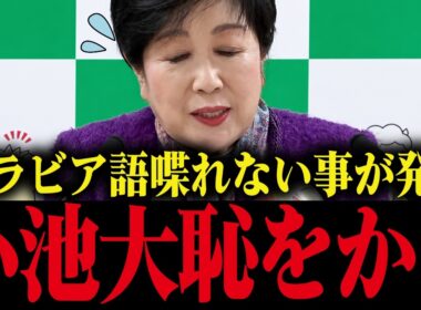【小池百合子】自身のSNSでアラビア語喋れますアピールをするも、不正が速攻バレて大恥をかく小池百合子【小池都知事 さとうさおり 都議会 カイロ大学 学歴詐称疑惑】