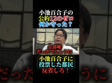 小池百合子の公約達成ゼロ！何故都民は小池百合子を選ぶのか…！　＃小池百合子　＃さとうさおり