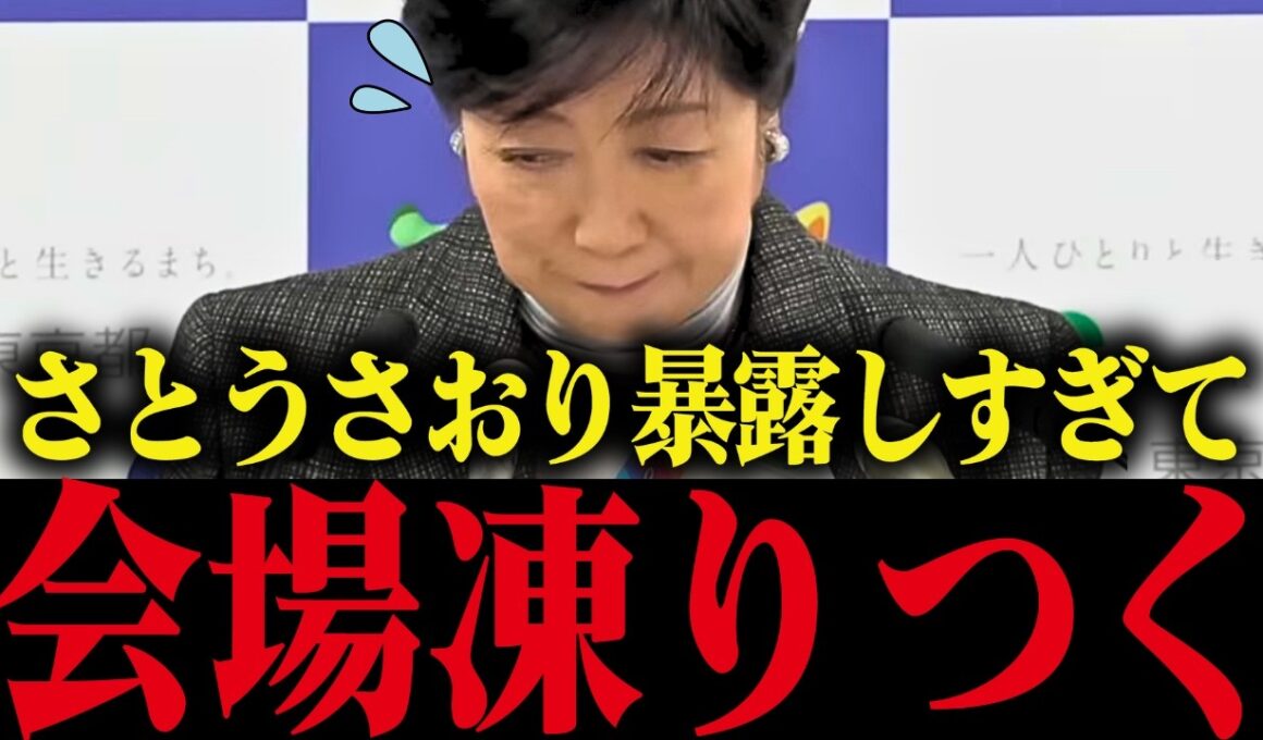 【さとうさおり】小池都政のをヤバすぎる裏側を暴露したら会場が完全に凍りつく...小池顔面蒼白...【小池百合子 小池都知事 都議会 カイロ大学 学歴詐称疑惑】