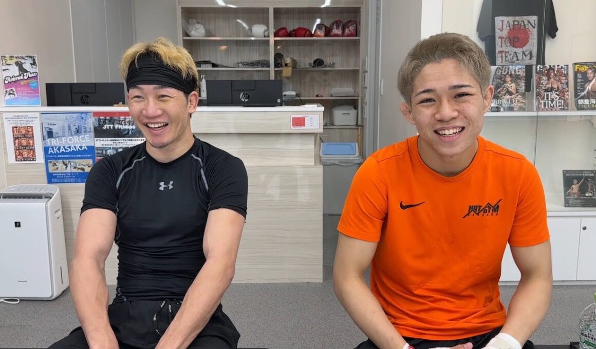 試合で勝利した秋元くんと対談してみた