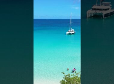 Caribbean blue 🩵🏝️ #peaceful #relaxing #calming #soothing #beach #mindfulness #caribbean #ocean