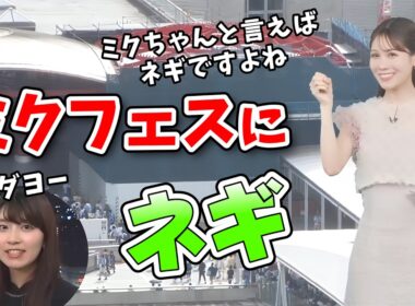 【戸北美月】初音ミクのマジカルミライライブがあると知ったみーちゃん！本物のネギを持っている人がいるか気になってしまう【ウェザーニュース切り抜き】
