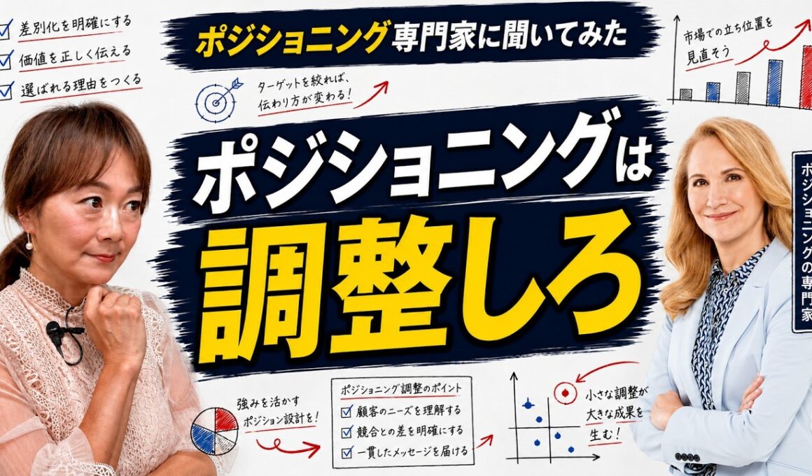 営業を頑張る前に「ポジショニング」を変えろ！ポジショニングの10ステップ