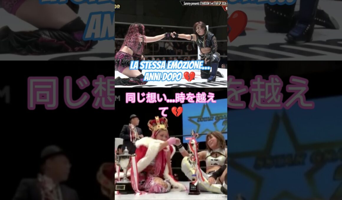 Rina e Konami: Un Saluto Che Ricorda Hana Kimura 💔 #STARDOM #吏南 #小波 #木村花