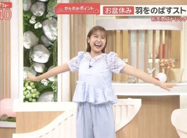 【画像】今日の松岡朱里さん　8.10