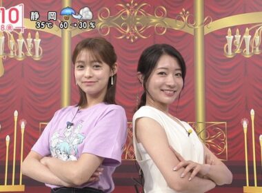 【画像】今日の河出奈都美さんと田﨑さくらさん　8.28