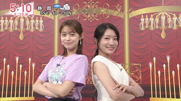 【画像】今日の河出奈都美さんと田﨑さくらさん　8.28