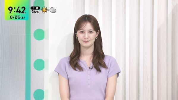 【画像】今日の後呂有紗さん　8.26
