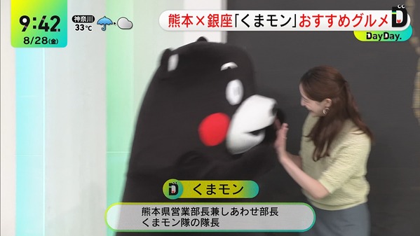 【画像】今日の後呂有紗さん　8.28
