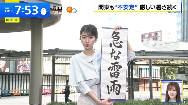 【画像】今日の吉村恵里子さん 8.20